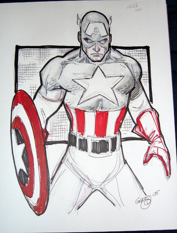 Captain America Ron Garney In Joshua Cheung S Captain America